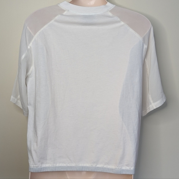 3.1 PHILLIP LIM black zig zag embroidered t-shirt small - Picture 4 of 9